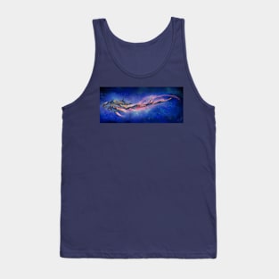 Whale spaceship Tank Top